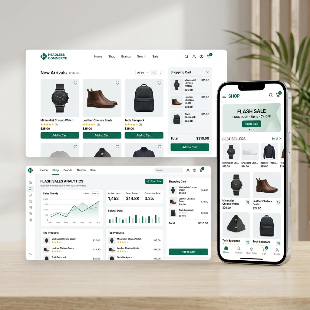 Hệ thống E-Commerce Headless Đa quốc gia