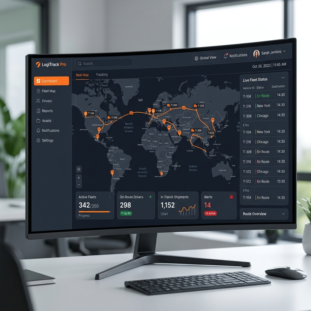 Phần mềm SaaS Điều độ & Định vị Đội xe Logistics
